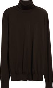 ZEGNA Cashmere 
Silk Turtleneck Sweater