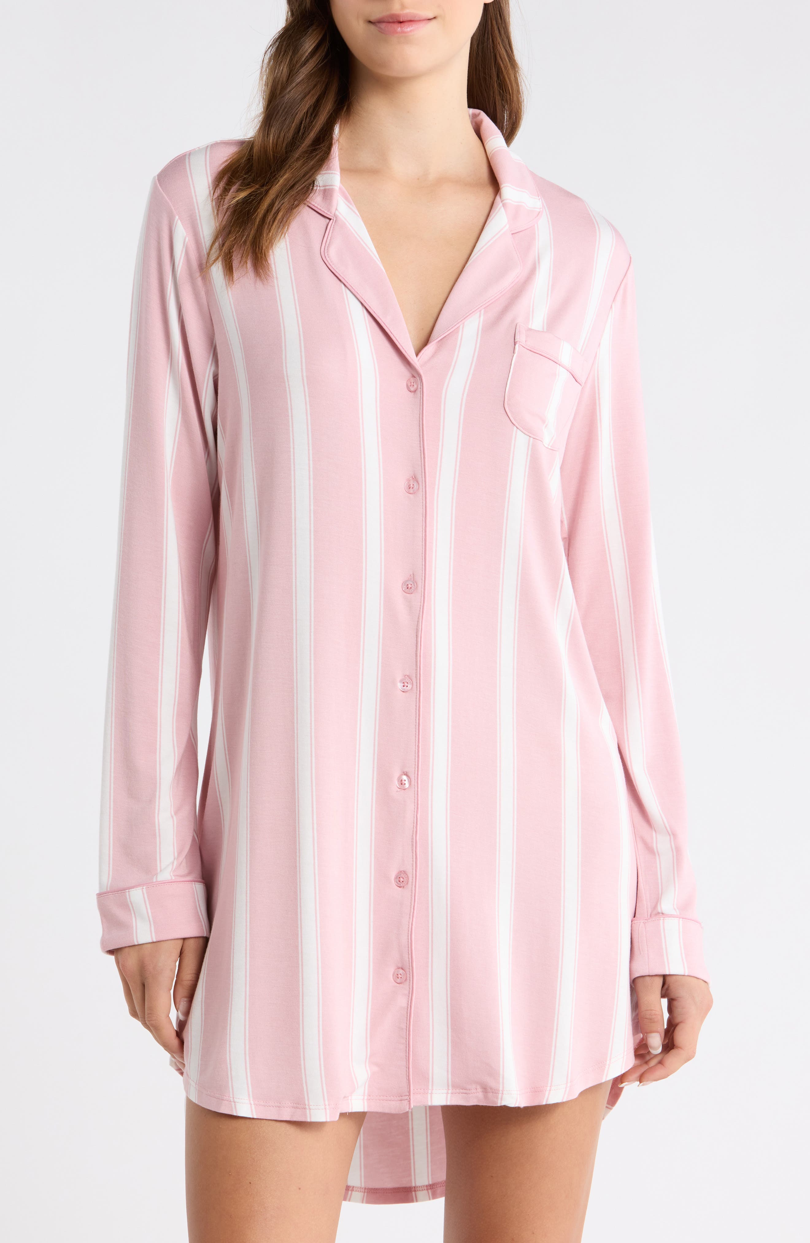 PINK- IVORY RIVIERA STRIPE