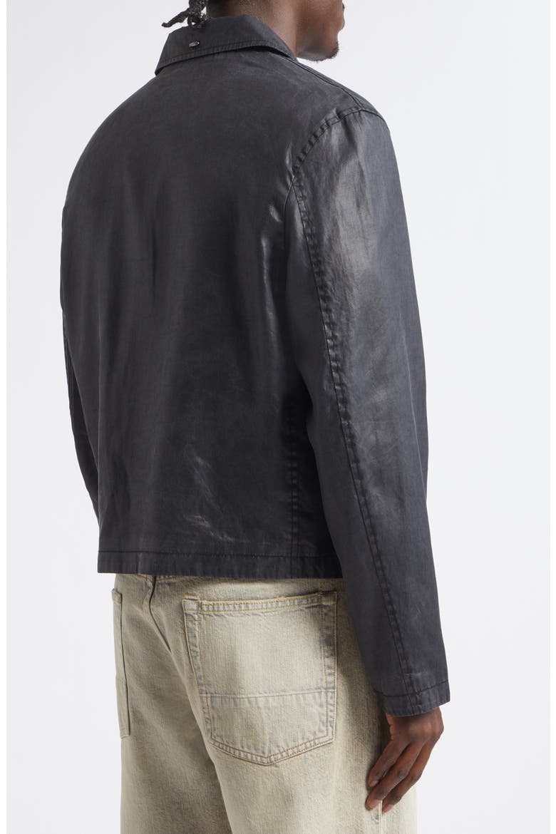 Mini Worker Jacket, Alternate, color, LACQUER BLACK