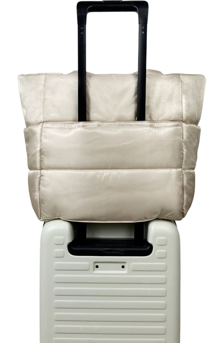 Thacker Quinn Shimmer Tote, Alternate, color, Sandy Glow