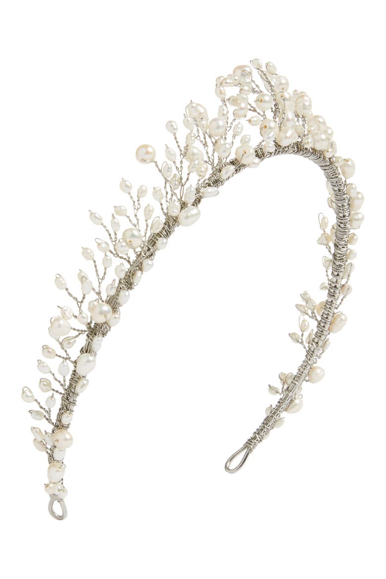 Everly Tiara, Alternate, color, SILVER