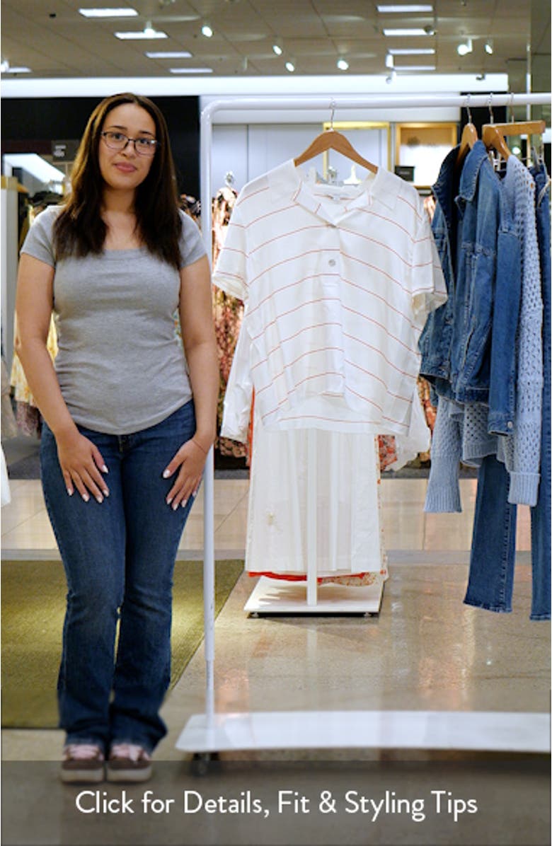 Stripe Relaxed Fit Polo, sales video thumbnail