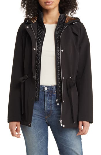 Via Spiga Soft Shell Jacket In Black
