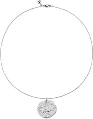 Monica Vinader Hammered Celtic Pendant Necklace