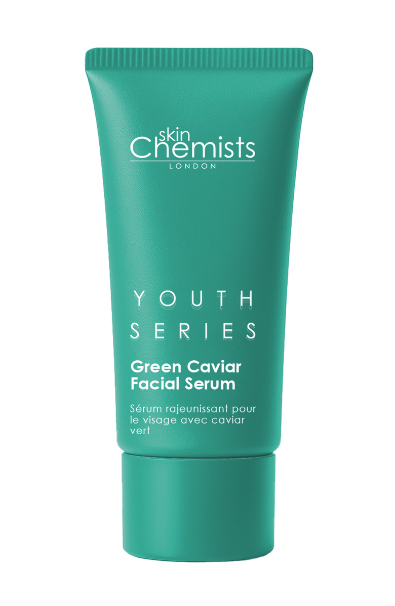 SKINCHEMISTS Youth Series Green Caviar Facial Serum 30ml, Main, color, White