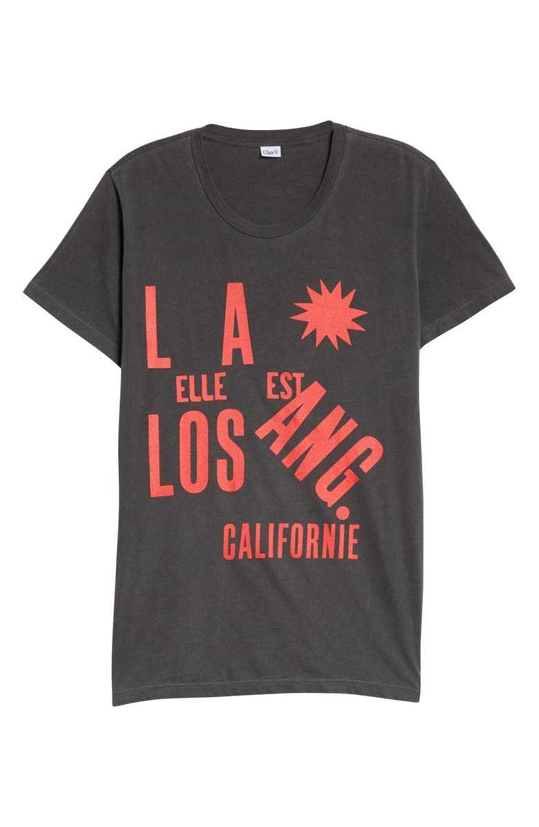 Clare V. Original Cotton Graphic Tee, Alternate, color, 