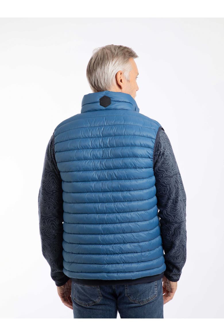 Langtree Showerproof Padded Gilet, Alternate, color, Washed Blue