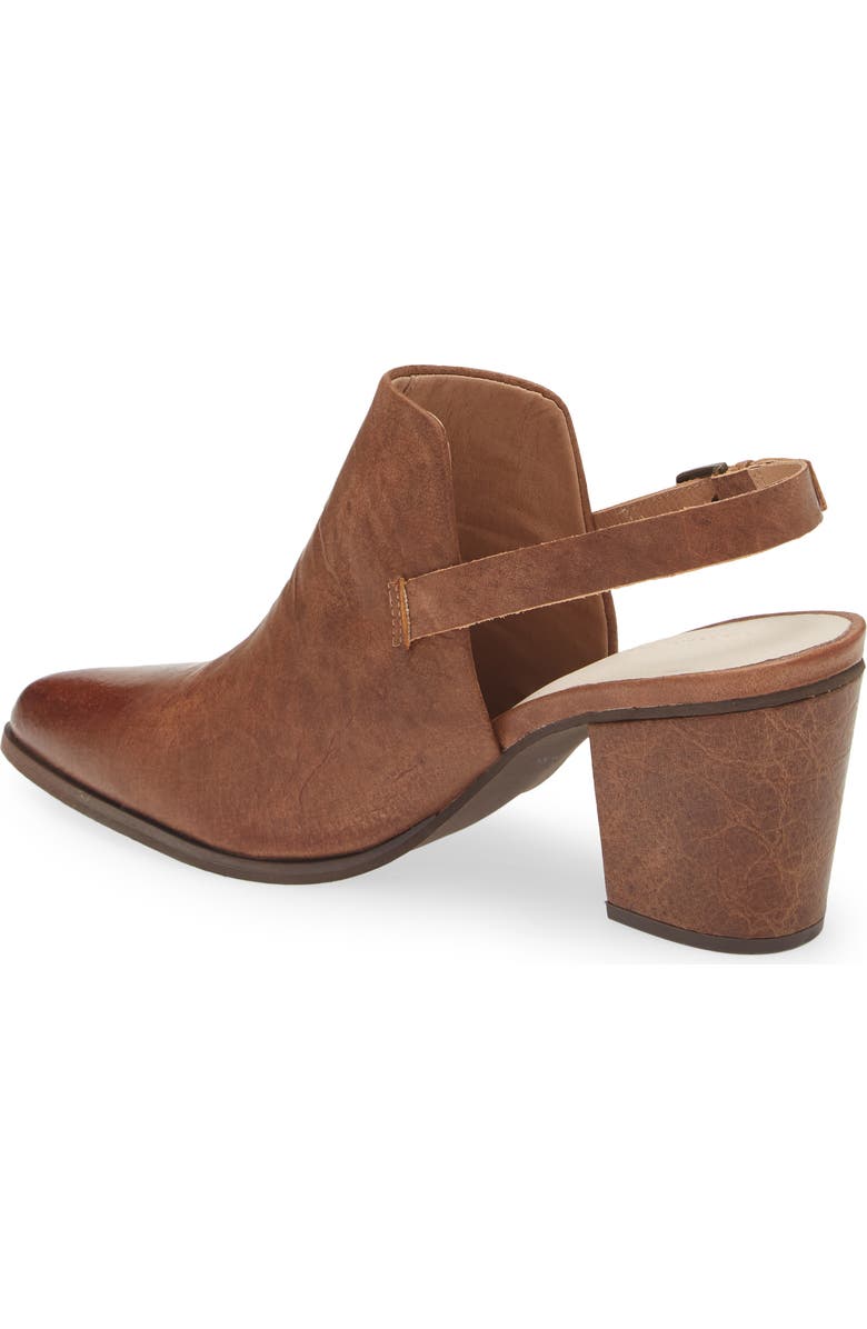 Chocolat Blu Eldorado Slingback Pointed Toe Mule, Alternate, color, Brown Leather