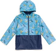 Disney Mickey Mouse Hooded Zip-Up Rain Jacket