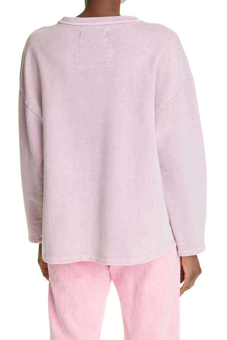 Unisex Anime Graphic Sweatshirt, Alternate, color, ACID PINK