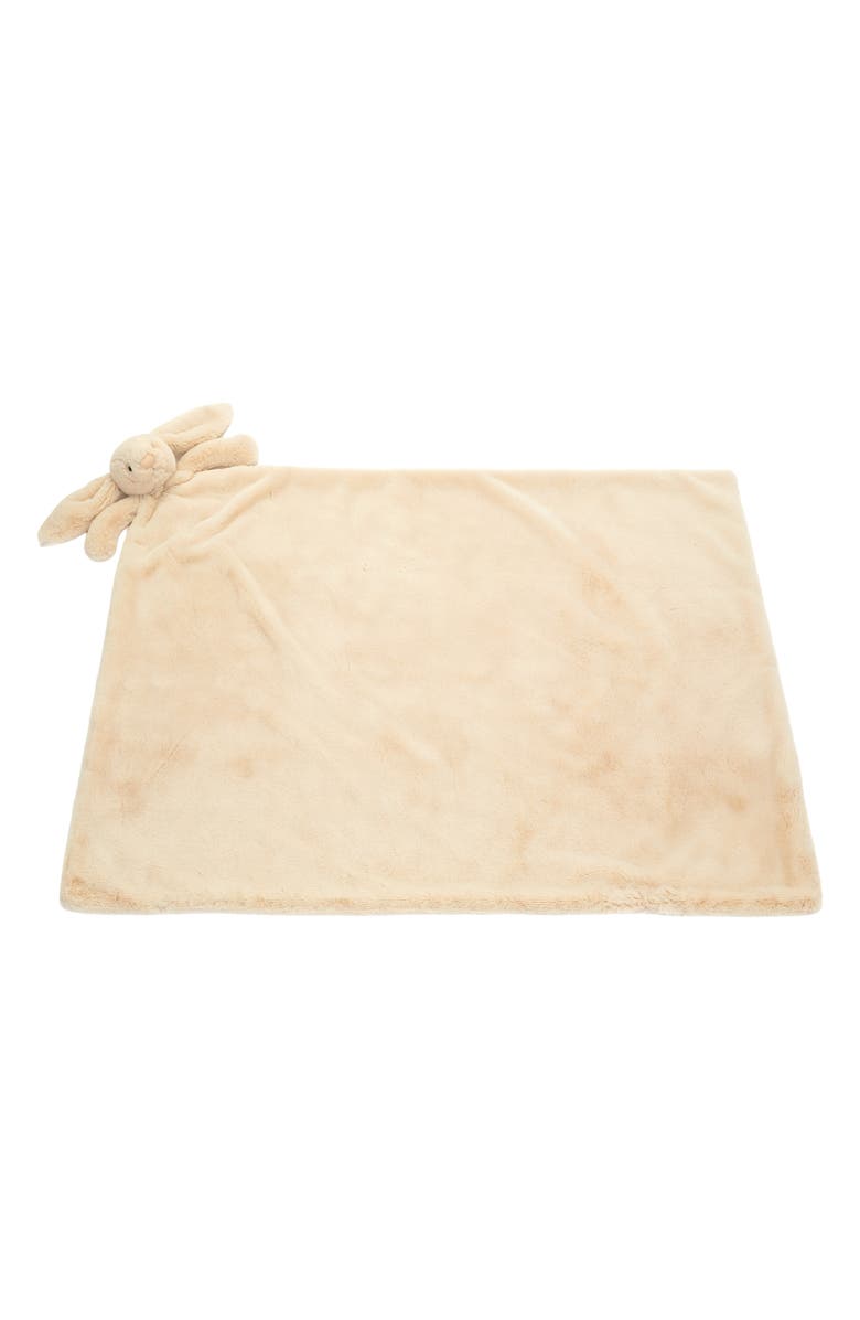 Jellycat Bashful Luxe Bunny Willow Blankie, Main, color, Beige