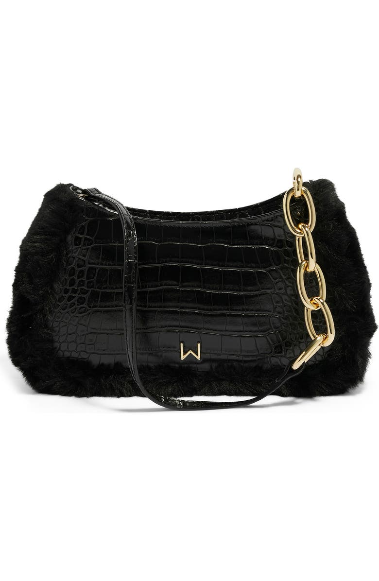 HOUSE OF WANT Newbie Vegan Leather Shoulder Bag, Main, color,