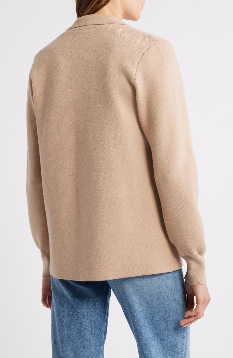 CITY BLUES Sweater Blazer, Alternate, color, Champagne