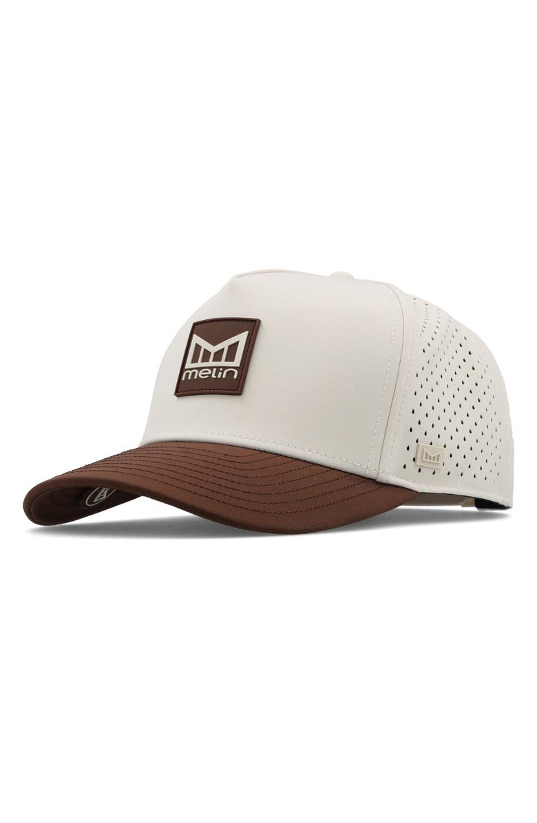Melin Odysea Stacked Hydro Performance Snapback Hat, Main, color, Moonbeam
