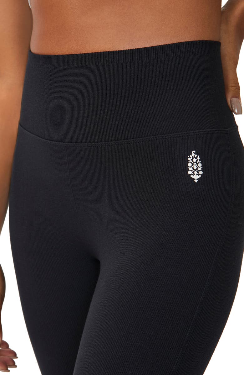 Free People FP Movement Rich Soul High Waist Flare Leggings, Alternate, color,