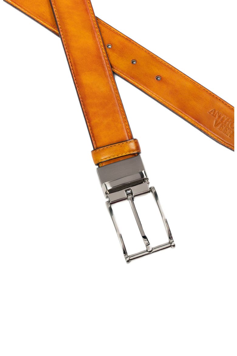 Bari Leather Belt, Alternate, color, Tan