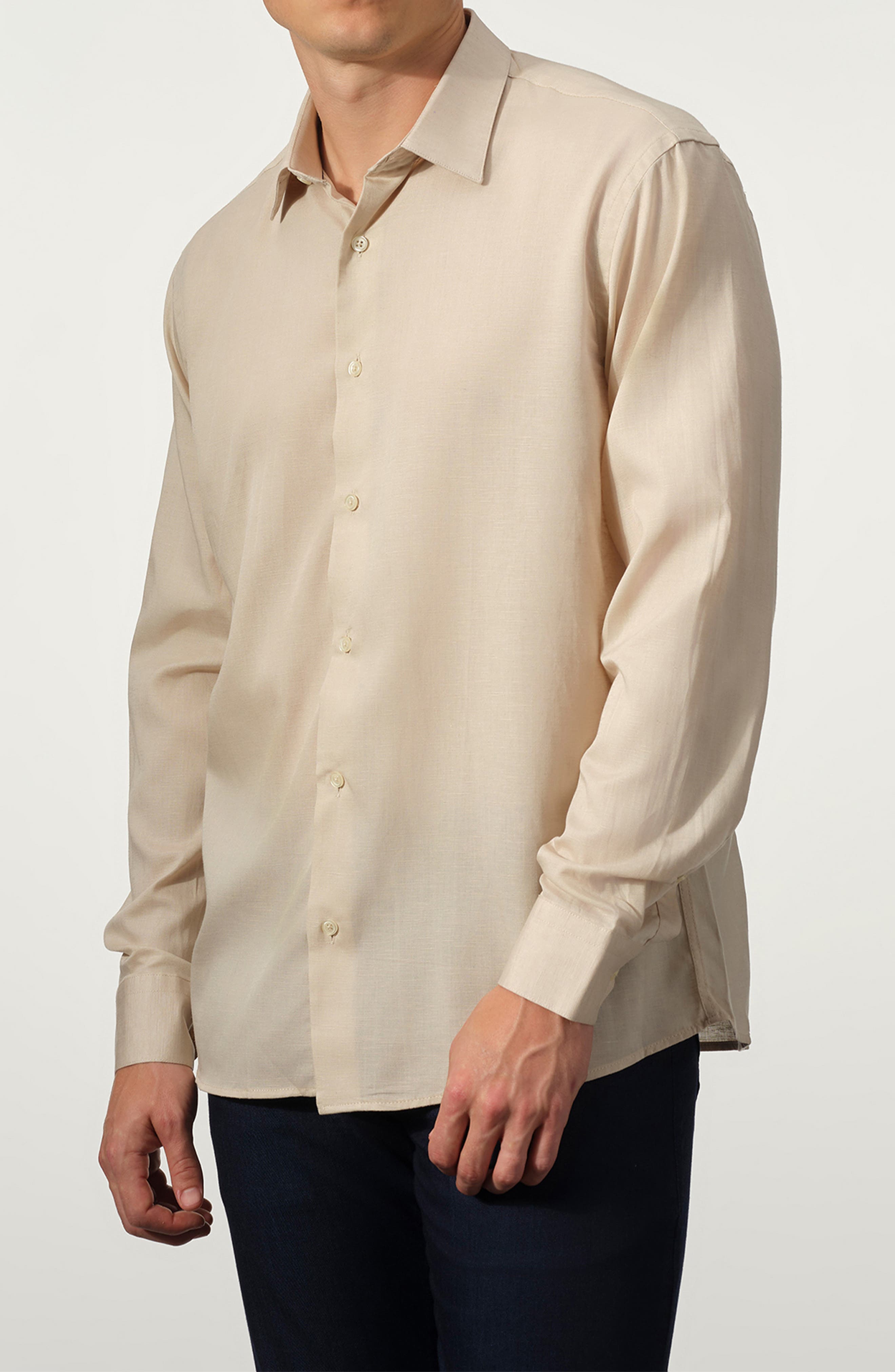Linen & Tencel Button Up Shirt - image 4