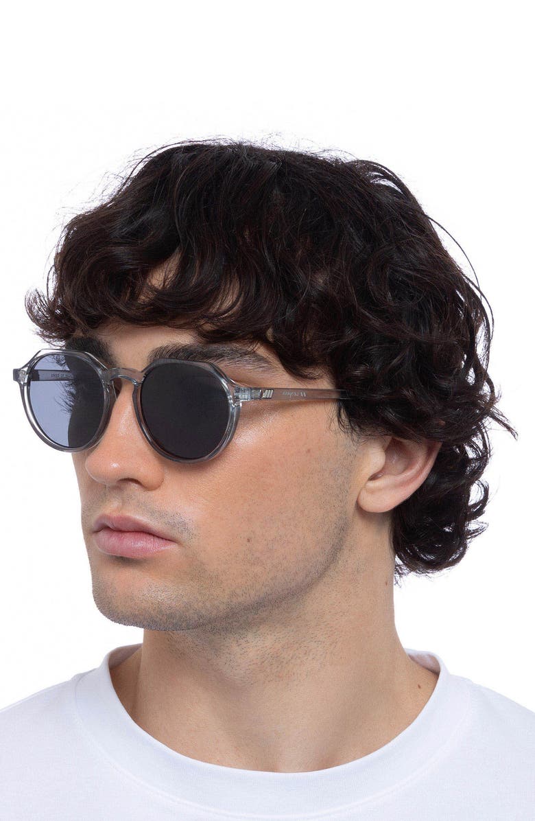 Le Specs Speed of Night 51mm Round Sunglasses, Alternate, color, 