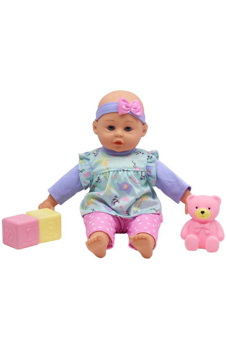 Dream Collection 14" Lifelike Soft Doll and Play Accessories, Age 2+, Alternate, color, Multicolored