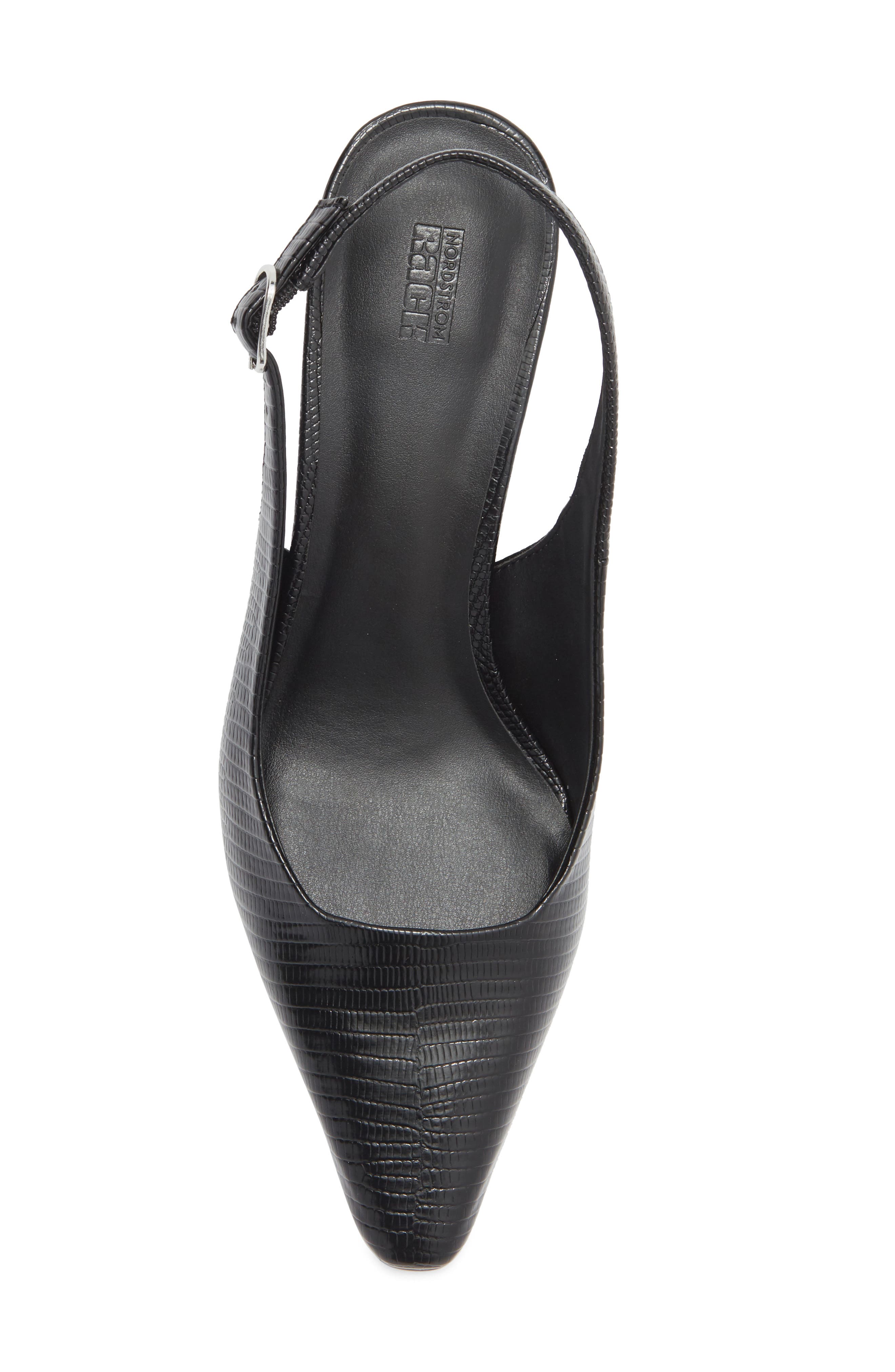NORDSTROM RACK Gwen Pump, Alternate, color, Black Lizard