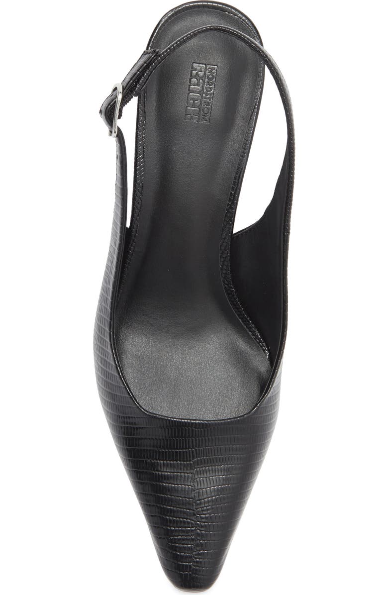 NORDSTROM RACK Gwen Pump, Alternate, color, Black Lizard