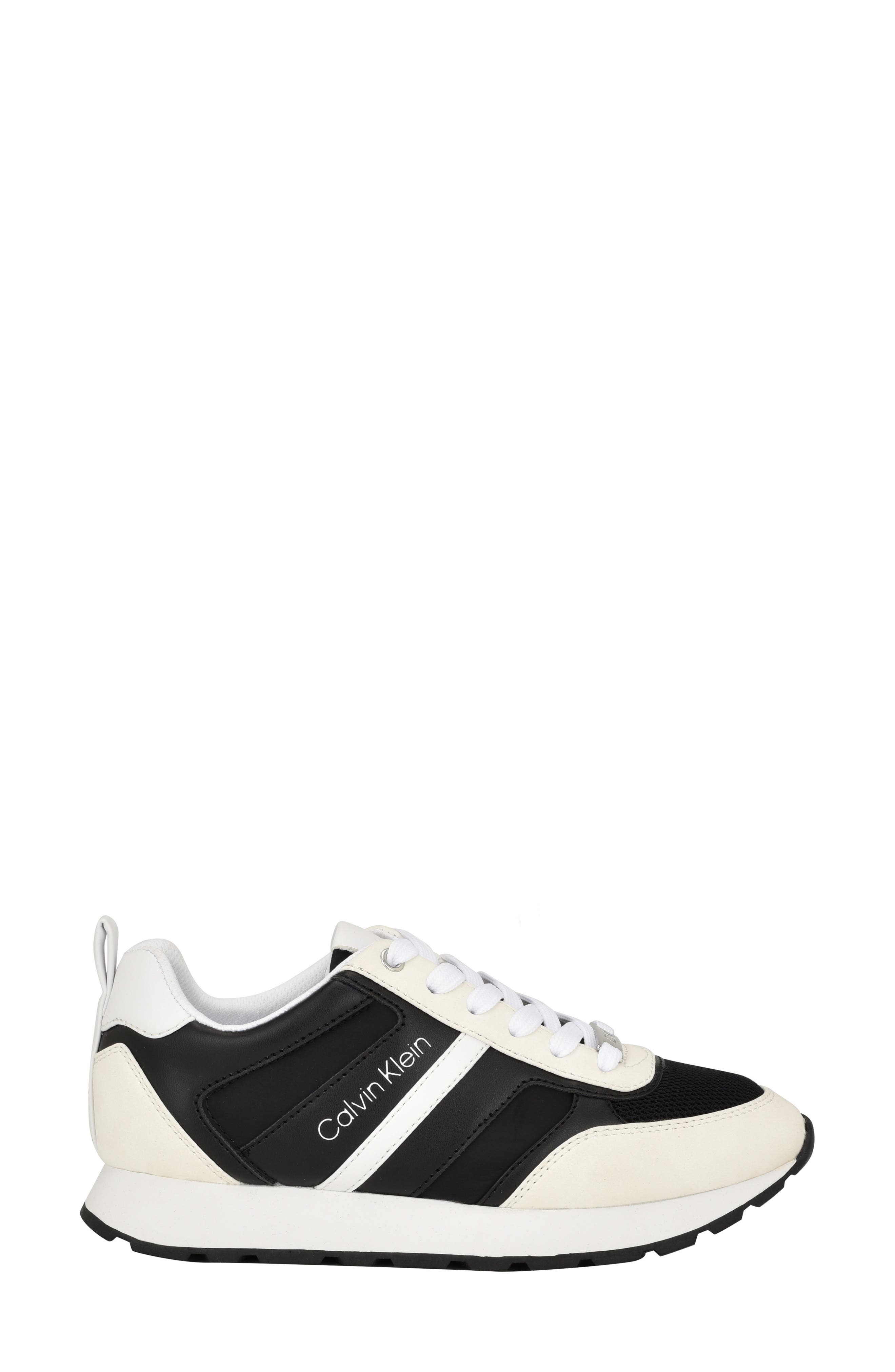 Carlla Sneaker, Alternate, color, WHITE/BLACK