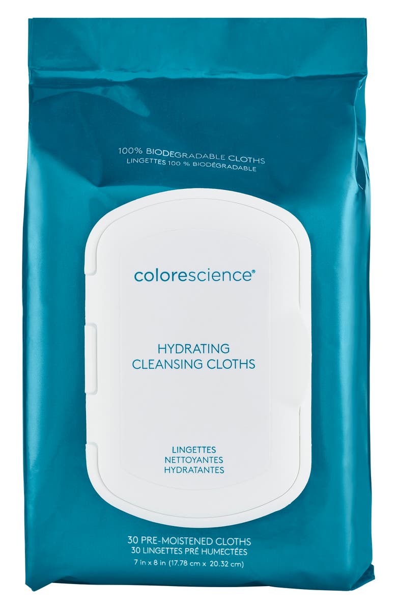 Colorescience <sup>®</sup> Hydrating Cleansing Cloths, Main, color, 