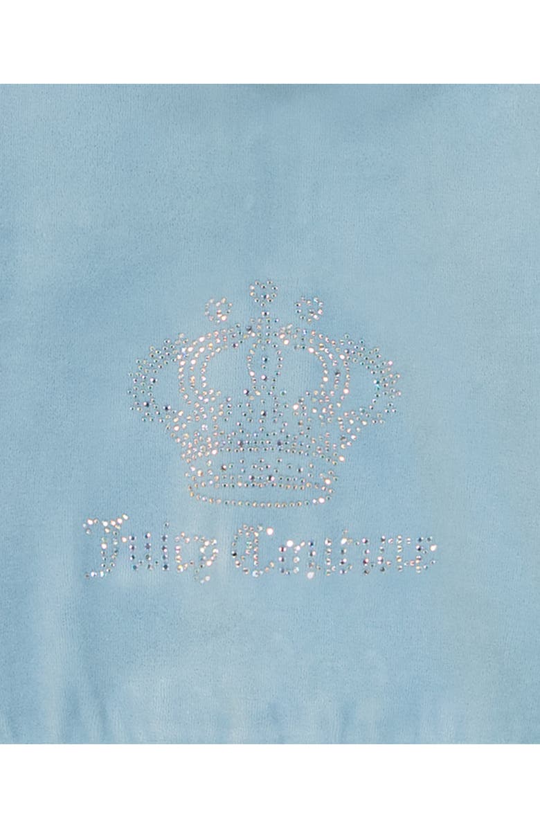 Juicy Couture Kids' Velour Pants Set, Alternate, color, Misty Sky/ Aqua Gray