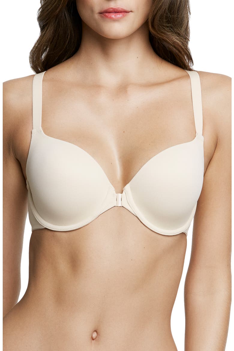 Talia Racerback Underwire T-Shirt Bra, Main, color, MOCHA