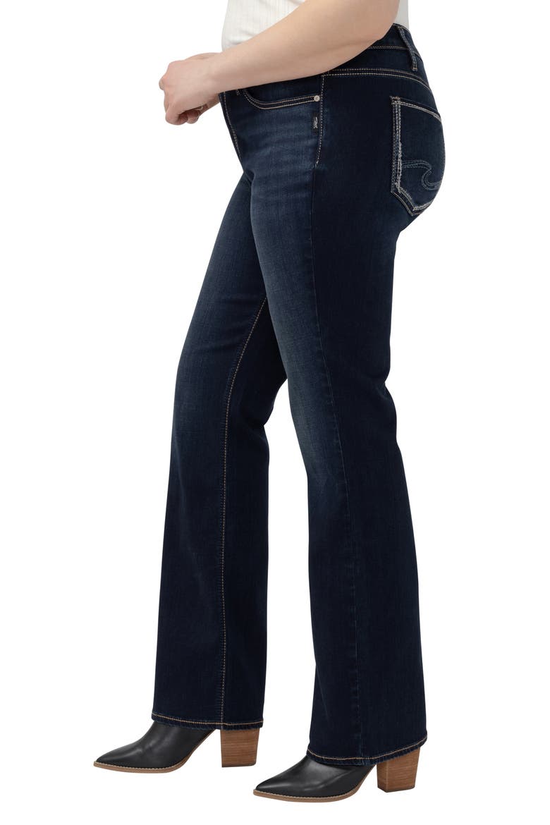 Suki Mid Rise Slim Bootcut Jeans, Alternate, color, NOEL
