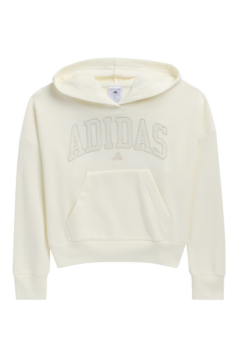 Kids' Graphic Fleece Hoodie, Main, color, OFF WHITE