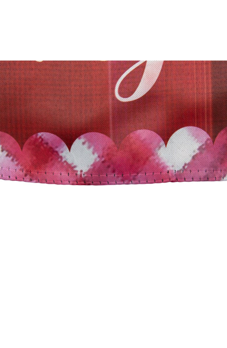 Northlight Be My Valentine Plaid and Heart Outdoor House Flag 28" x 40", Alternate, color, Red