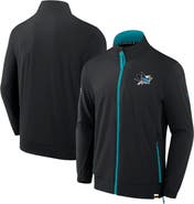 FANATICS Men's Fanatics Black San Jose Sharks Authentic Pro Rink Coaches Full-Zip Jacket