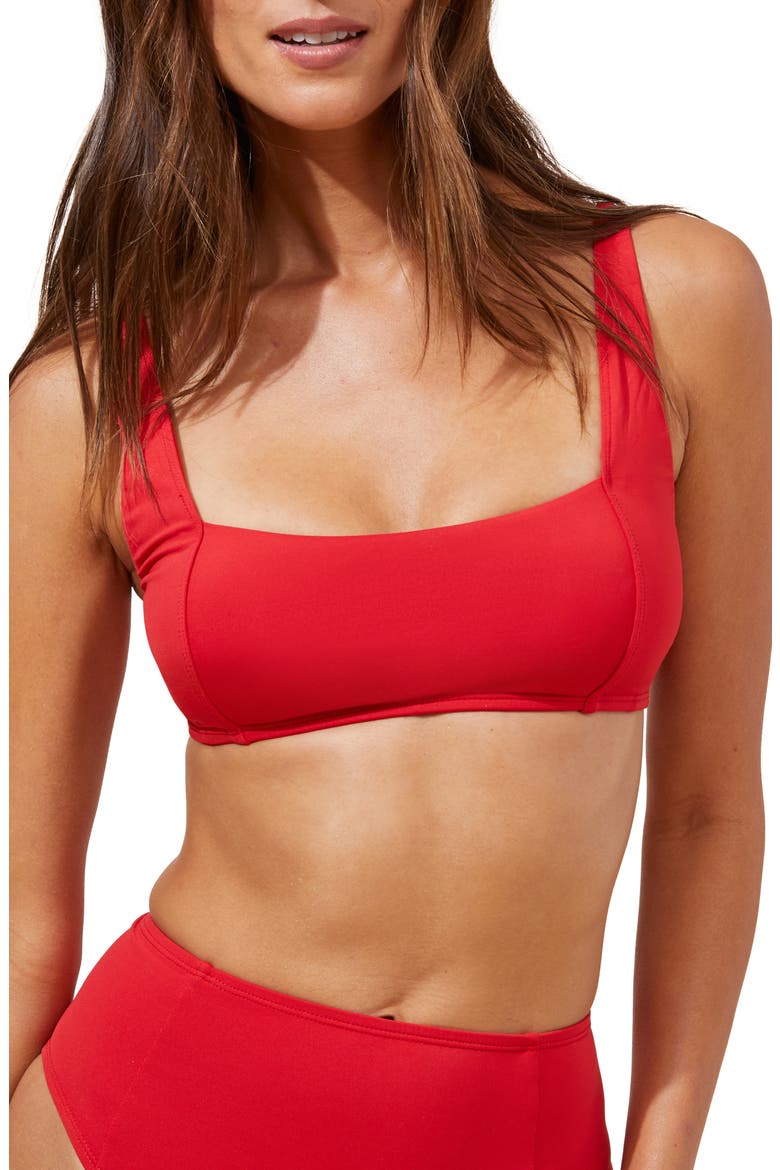 Havana Bikini Top, Main, color, CHERRY RED