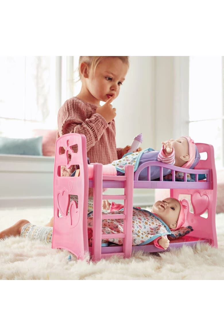12" Twin Dolls Bedtime Fun Set 29Pc, Alternate, color, Multicolored