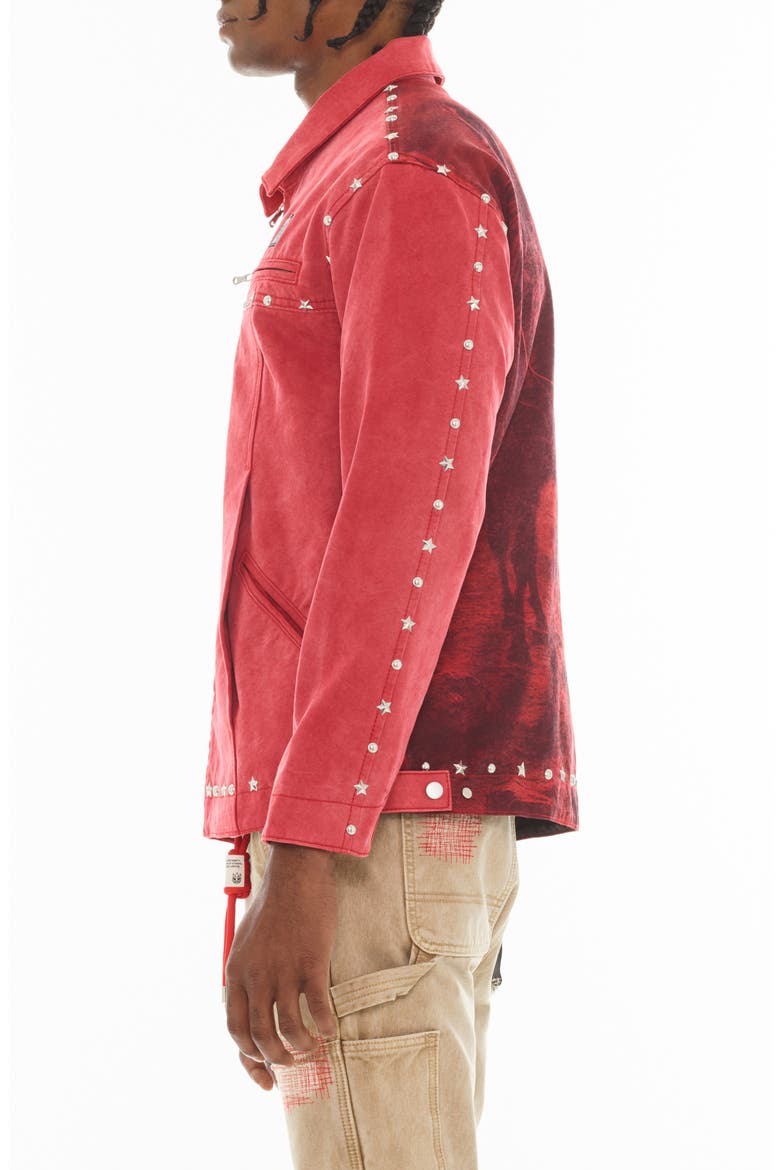 Cotton Canvas Workwear Jacket, Alternate, color, VINTAGE RED CANVAS