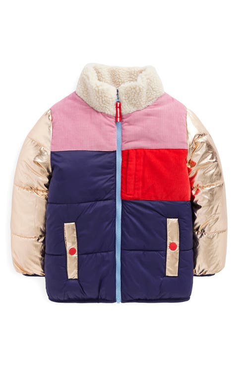Kids' Cozy Corduroy Puffer Jacket (Toddler, Little Kid & Big Kid)