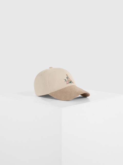 Floral Eiffel Suede Contrast Cap