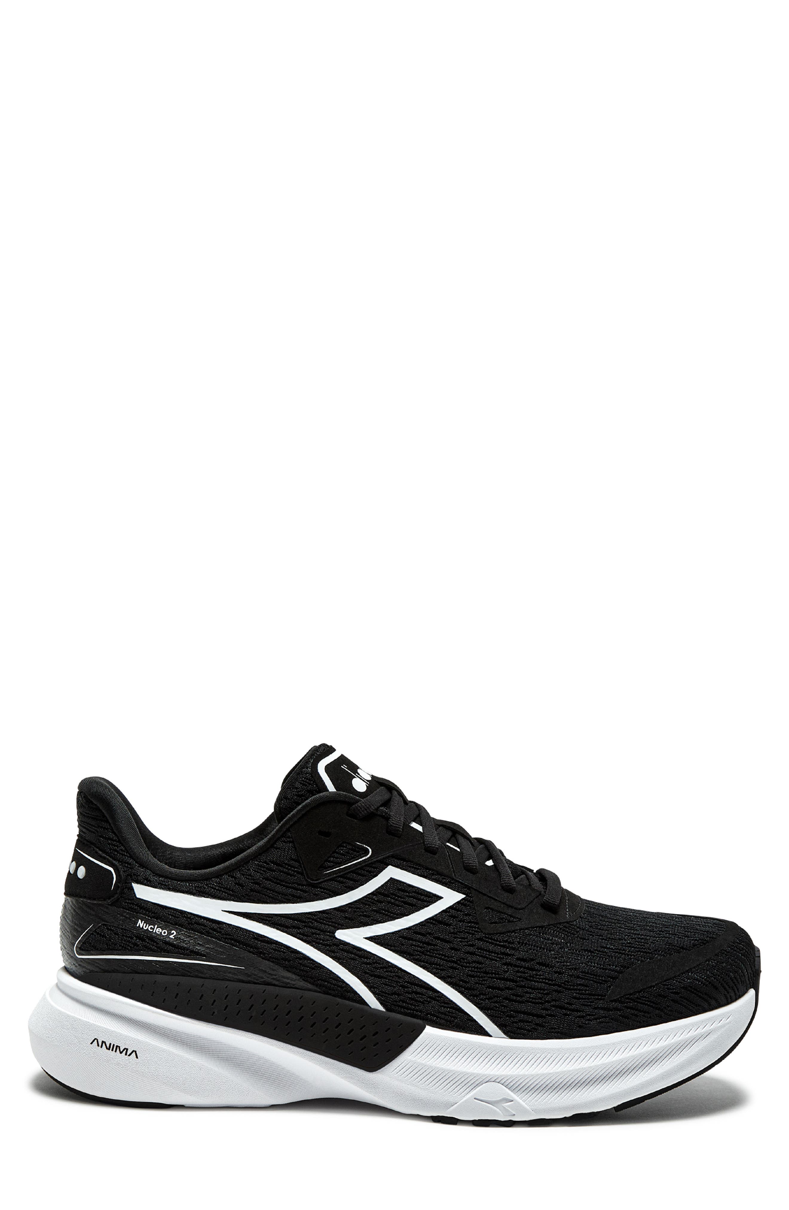 Nucleo 2 Running Shoe, Main, color, BLACK / WHITE