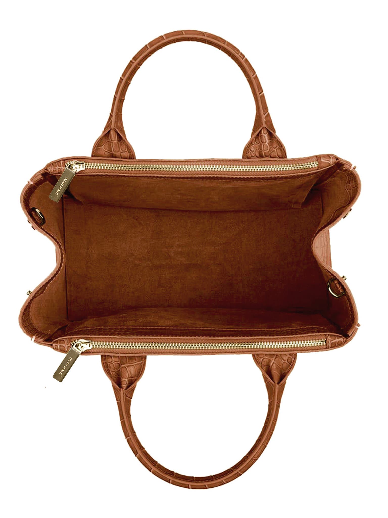 Teddy Blake Bella Croco 12", Alternate, color, Camel Brown