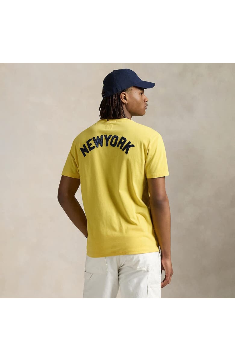 Polo Ralph Lauren Yellow Yankees  Jersey T-Shirt, Alternate, color, 