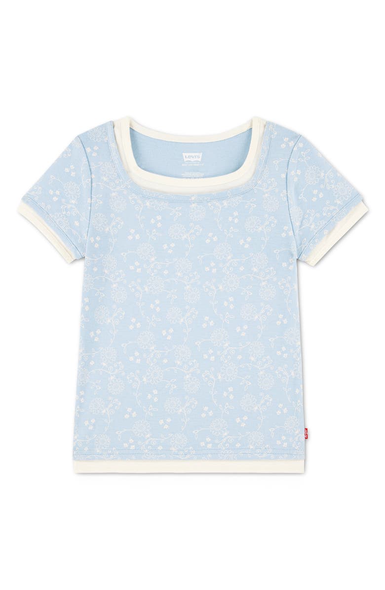 Levi's Kids' Layered T-Shirt, Main, color, Angel Falls