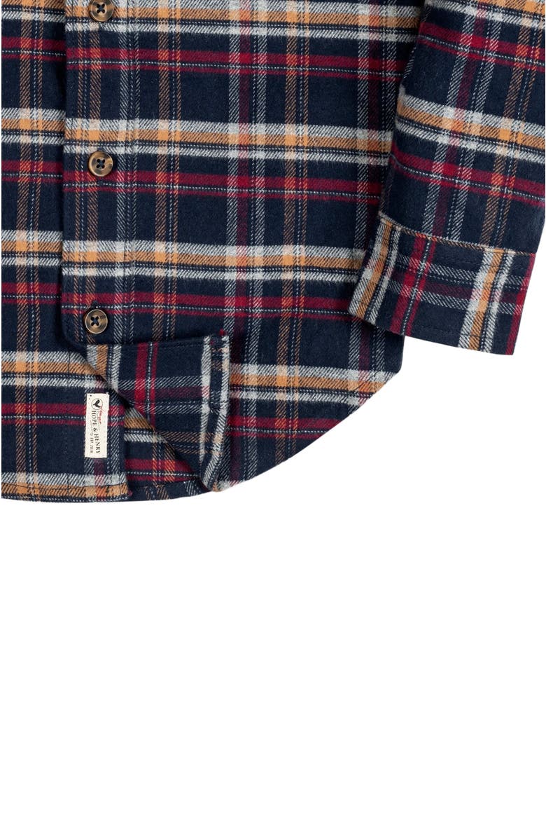 Hope & Henry Boys' Flannel Flap Pocket Shirt, Kids, Alternate, color, 