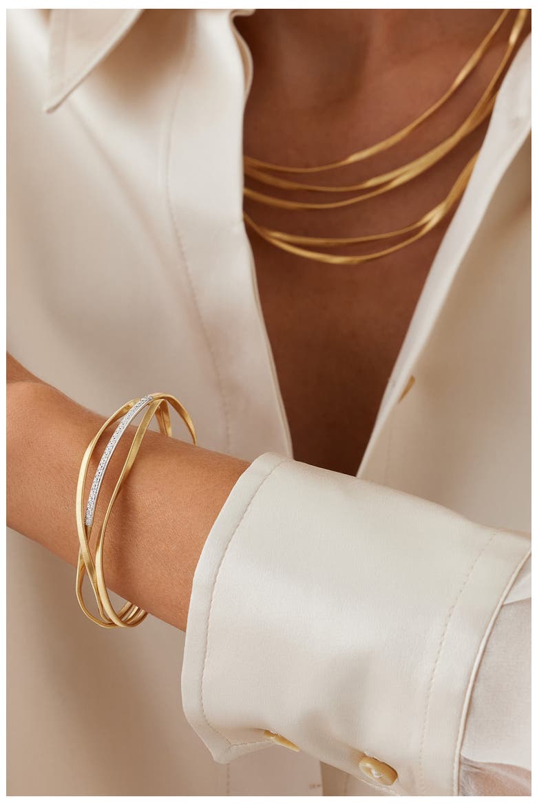 Marrakech Diamond Layered Bangle, Alternate, color, 18K YELLOW GOLD