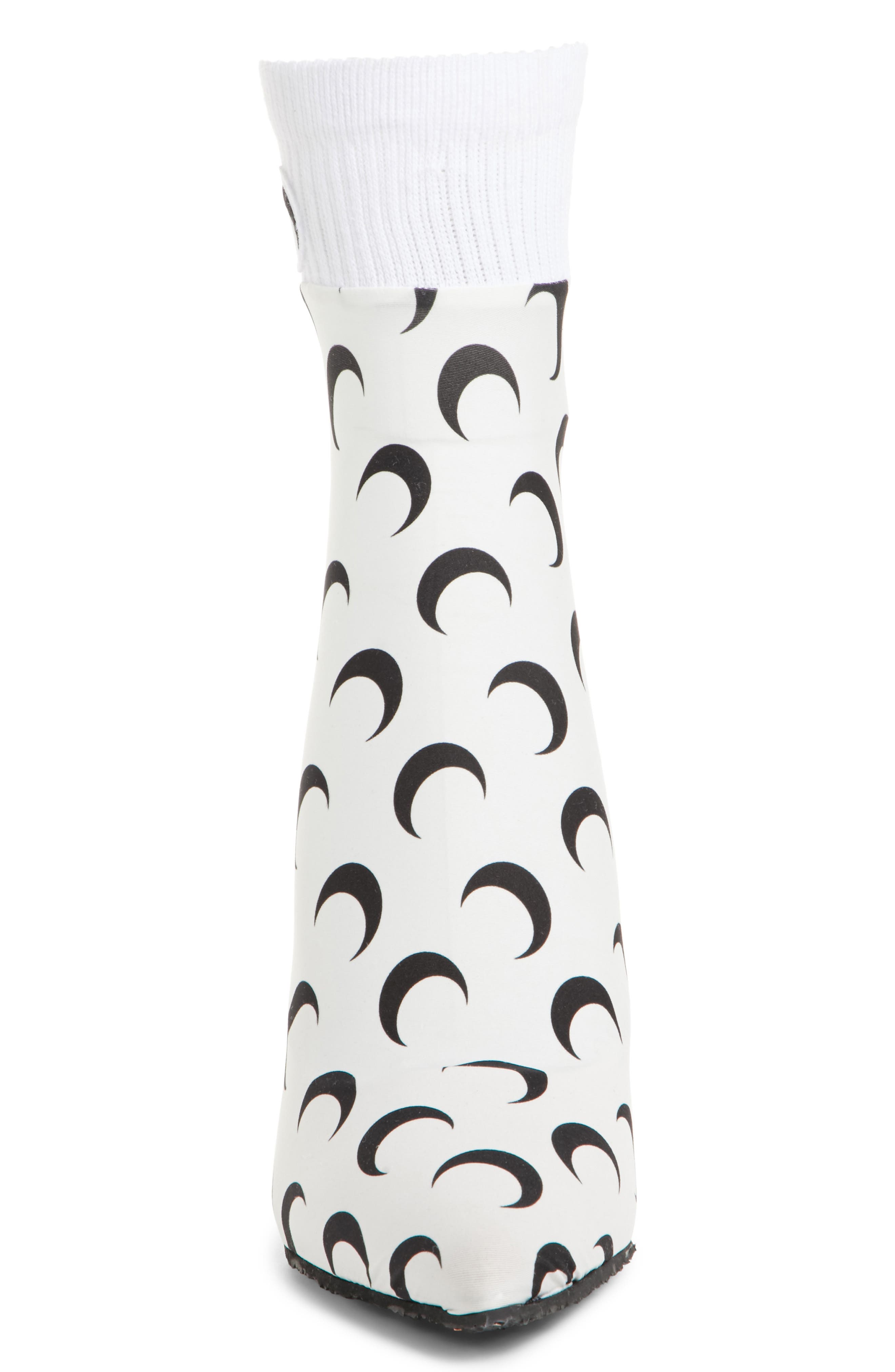 Marine Serre Moon Print Sock Boot, Alternate, color, 