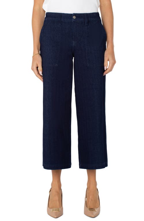 LIVERPOOL LOS ANGELES LIVERPOOL LOS ANGELES CROP WIDE LEG DENIM CARGO PANTS