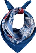 Lauren Ralph Lauren Paisley Silk Small Square Scarf