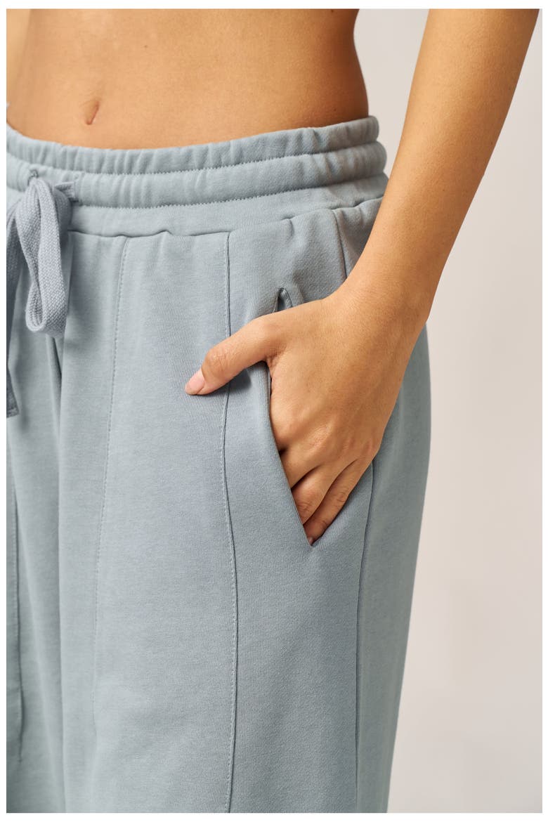 Cozy Coast Airport Princess Seam Sweatpants, Alternate, color, Light-Blue