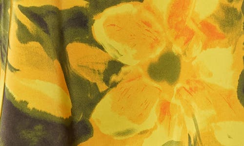 Cyrus Tie Front Top In Yellow
