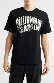 Billionaire Boys Club Curve Logo Graphic Cotton T-Shirt